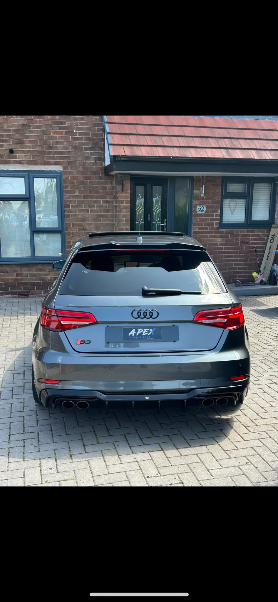 Audi exterior detailing result